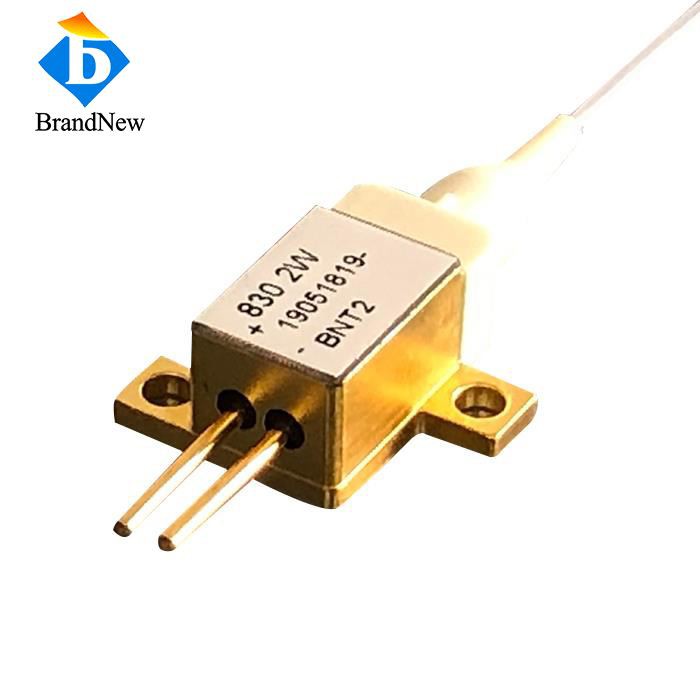 Module de diode laser couplé par fibre 450nm 3W, module laser haute puissance TEC